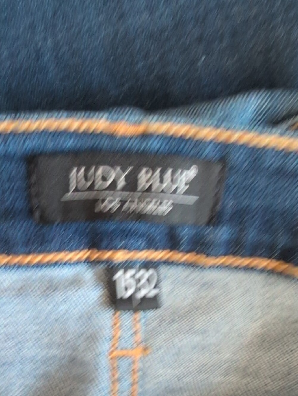 Judy Blue Dark Indigo Boot Cut Jeans with Frayed Hem 15/32 W286 - Picture 8 of 9